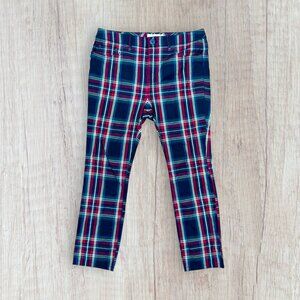 Vineyard Vines Jolly Plaid Holiday Pants Womens 8 Red Green Tartan Christmas